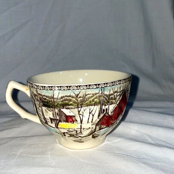 One tea cup the friendly Village by Johnson brothers - Picture 1 of 7